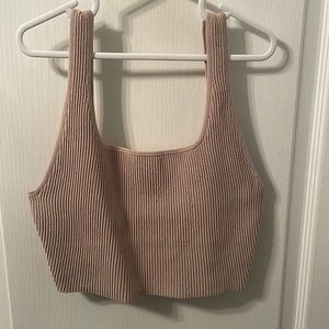 Aritzia sculpt knit tank